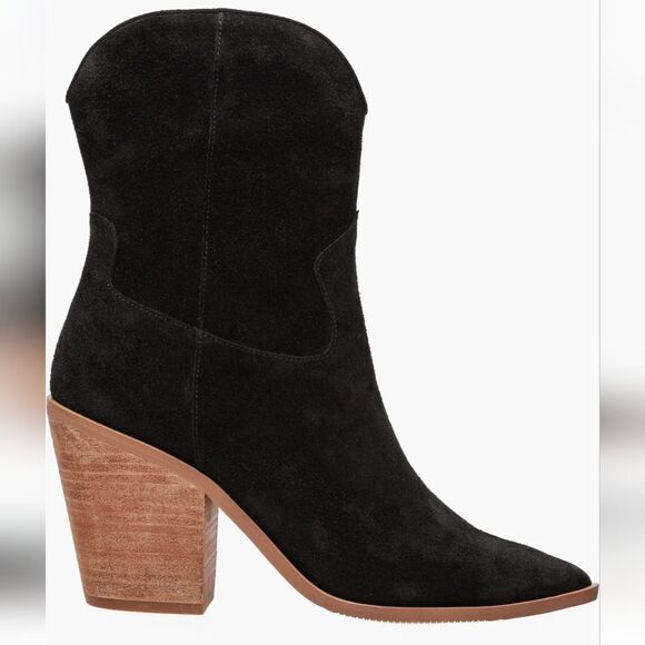 New Lisa Vicky Maven Western Boot Western black suede coastal cowgirl 10 - Picture 4 of 9